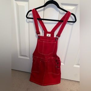 Cute overalls skirt